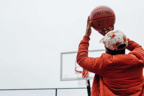 Man Suit Basketball Free Photo