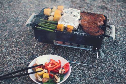 Freshly Cooked Barbecue Free Photo