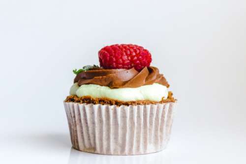 Raspberry Chocolate Cupcake Free Photo