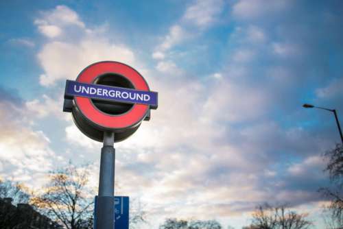 London Underground Side Clouds Free Photo
