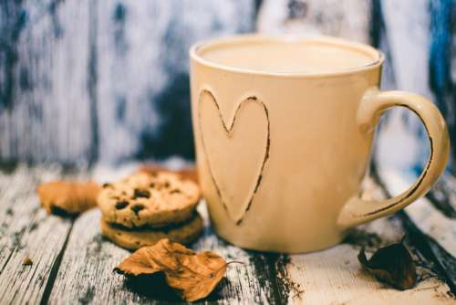 Rustic Biscuits Cappuccino Free Photo