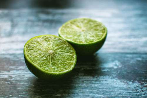 Sliced Lime Fruit Free Photo