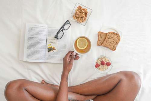 Black Woman Breakfast Free Photo