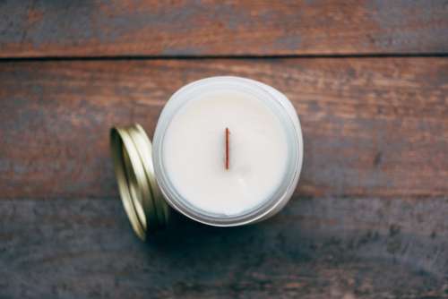 Candle Jar White Free Photo