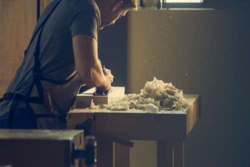 Man Woodwork Tools Craft Free Photo