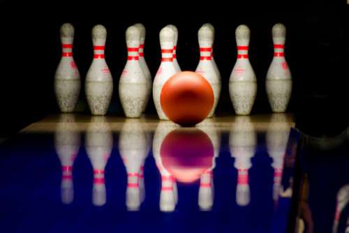 Bowling Ball Skittles Alley Free Photo