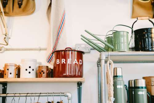 Kitchen Bread Pots Pans Free Photo