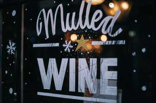 Mulled Wine Window Sign Free Photo