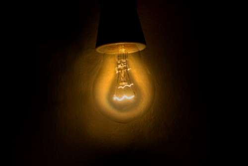 Vintage Lightbulb Light Glow Free Photo