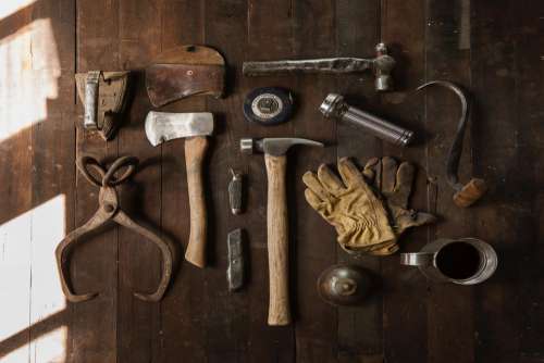 Vintage Carpenter Tools Free Photo
