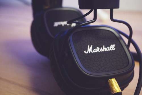 Marshall Headphones Retro Free Photo
