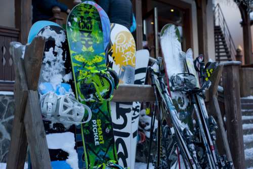Ski Snowboard Equipment Winter Free Photo