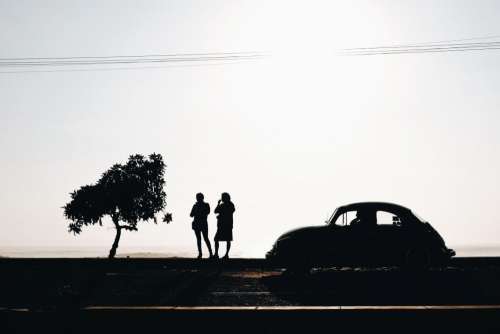 Volkswagen Beetle Car Silhouette Free Photo