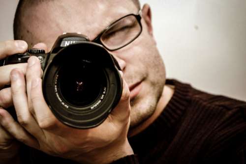 Man Camera Photographer Lens Free Photo