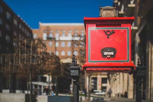 Red Letter Box Vintage Free Photo