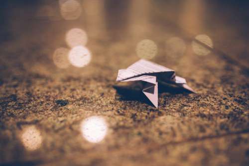 Origami Bokeh Free Photo