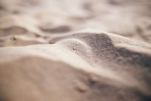 Close Up of Sand Dunes Free Photo