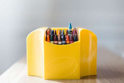 Colorful Crayola Coloring Box Free Photo