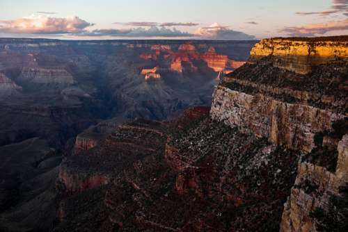 Grand Canyon National Park at Sunset Free Photo