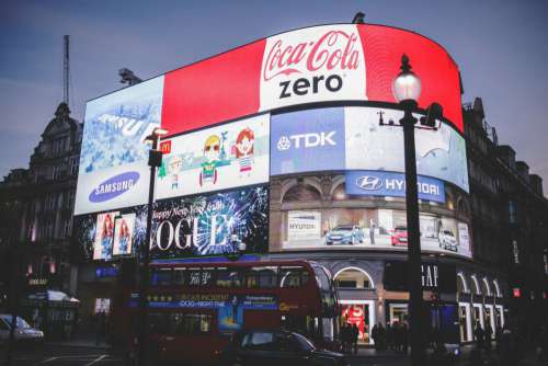 Piccadilly Circus in London Free Photo
