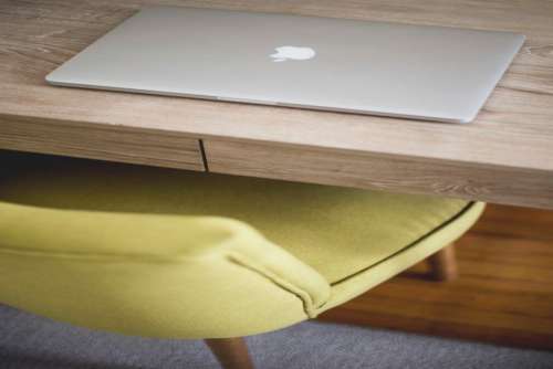 MacBook Desk Free Photo