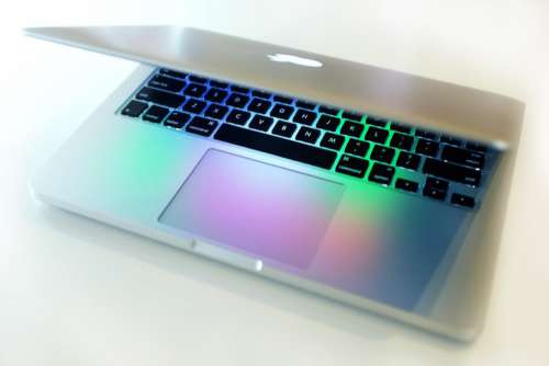 MacBook Pro Color Illuminated Free Photo