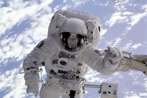 Astronaut Sky Orbit Earth Free Photo