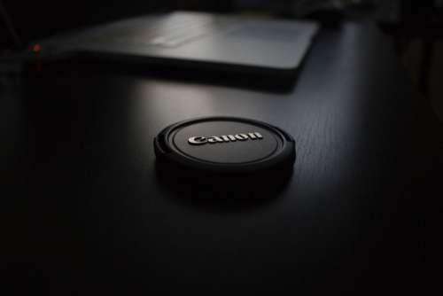 Black Canon Lens Cap Free Photo