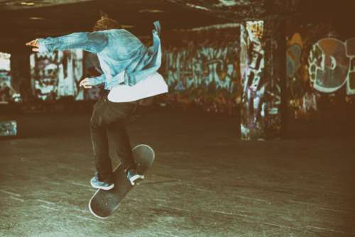 Skater Graffiti Free Photo