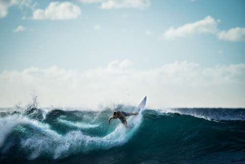 Surf Board Ocean Wave Free Photo