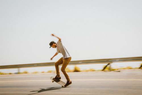 Skateboard Stunt Street Free Photo