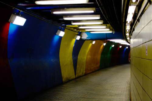 Metro Subway Tunnel Free Photo