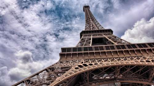 Eiffel Tower Closeup Free Photo