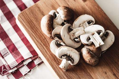 Mushrooms Cooking Ingredients Free Photo