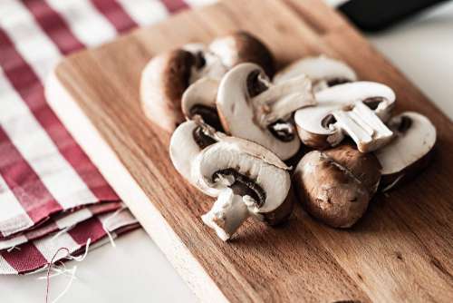 Slices of Mushrooms Free Photo