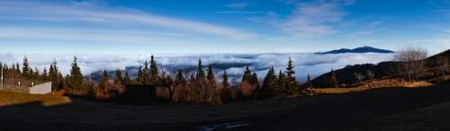 Pilsko Beskidy Beskids Poland Mountains Landscape