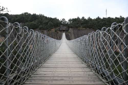 Steel Bridges Plank Bridge The Chains