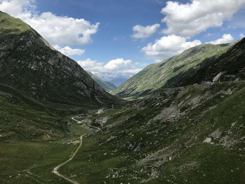 Alpine Route Alps Alpine Adventure Walk Sky Tops