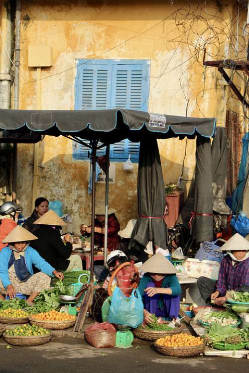 Asia South-East Asia Vietnam Hoi An Hoian Market