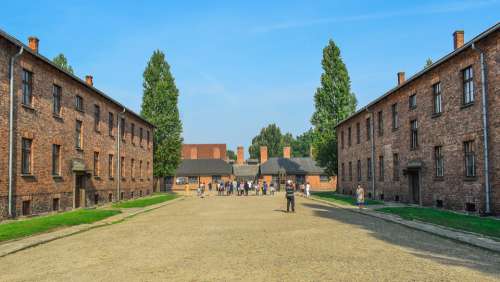 Auschwitz Concentration Camp Buildings Horror