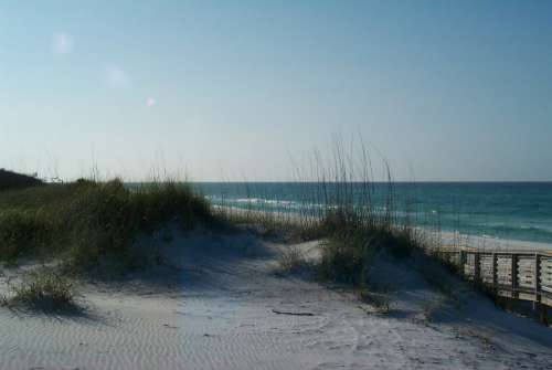 Beach Sea Water Gulf Coast Dunes