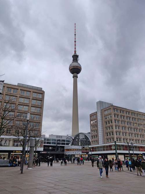 Berlin Tv Tower Germany Alexanderplatz Alex