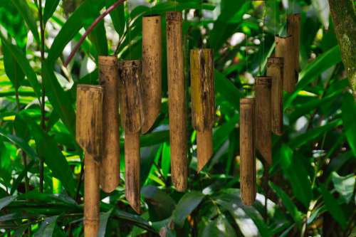 Cartago Costa Rica Wind Chimes Bamboo
