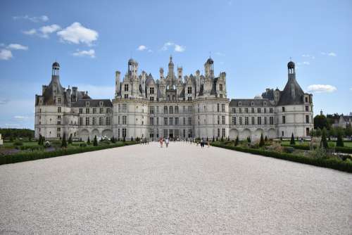 Castle Loire France Chambord Architecture Palace