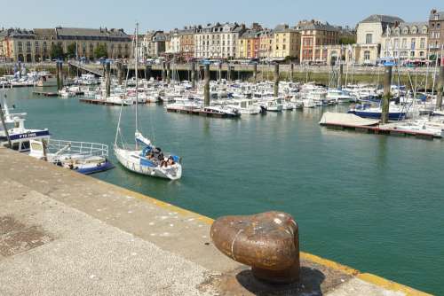 Dieppe Port City Water Shipping Pleasure Boat