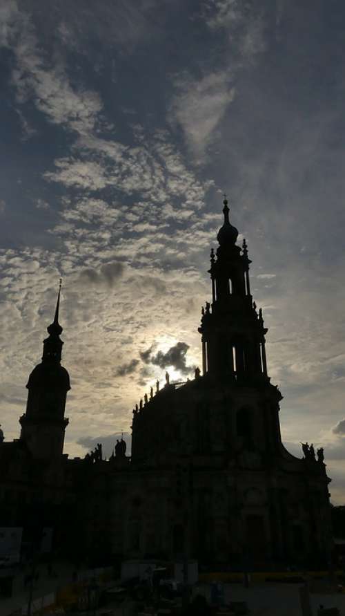 Dresden Skyline Sky Germany Architecture City