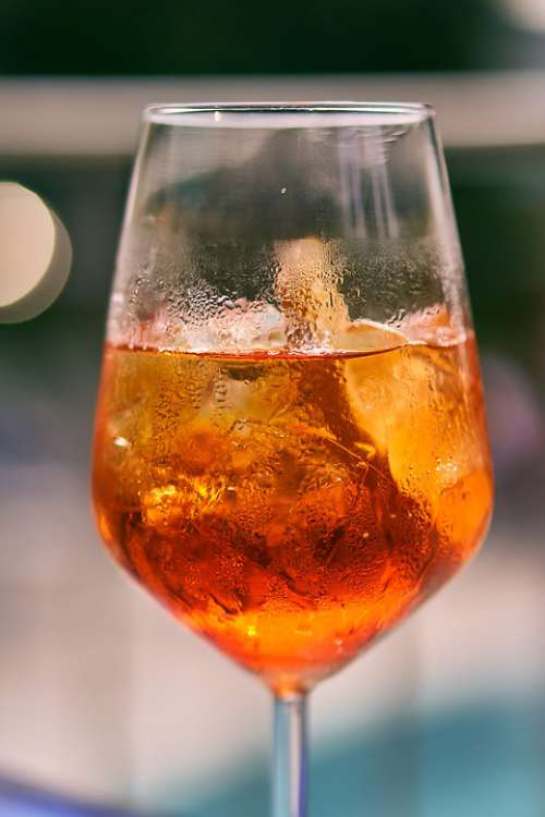 Drink Alcohol Glass Wine Glass Aperol Spritz