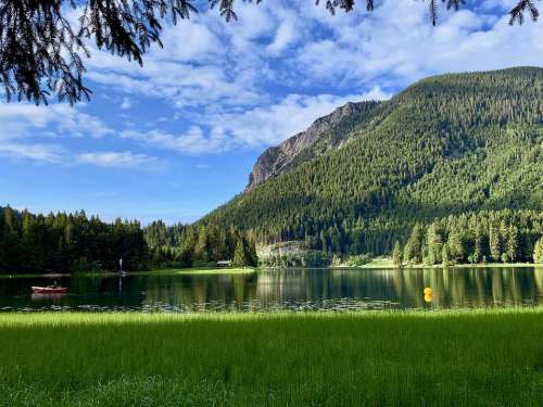 Lake Pointed Bavaria Upper Bavaria Landscape
