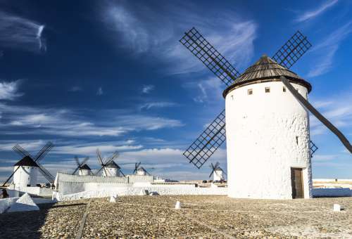 Mill Wind Grind Tourist Tourism Windmill