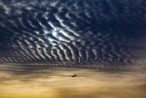 Morning Clouds Take Off Sky Nature Dawn